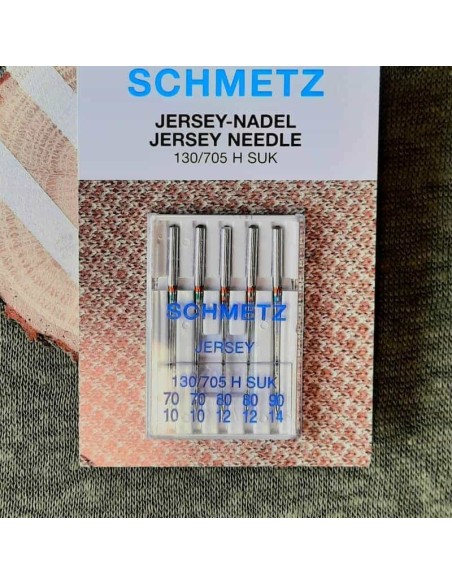 Aiguilles machine à coudre Schmetz Jersey assortiment Cranberry