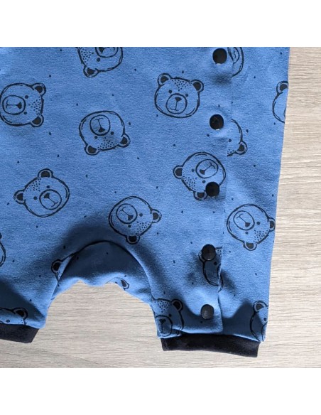 Cranberry, Patron Bébé Mixte, Pyjama Honey (du 3 au 24 mois), Super Bison