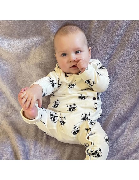 Cranberry, Patron Bébé Mixte, Pyjama Honey (du 3 au 24 mois), Super Bison