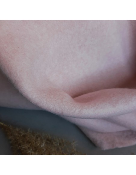 Cranberry, Sweat tout doux gratté en coton biologique, double face, Rose clair