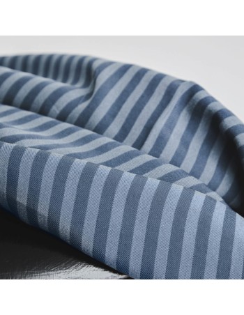 Cranberry, Twill de Tencel (sergé), Two-tone stripe, Meet Milk, Orage 2