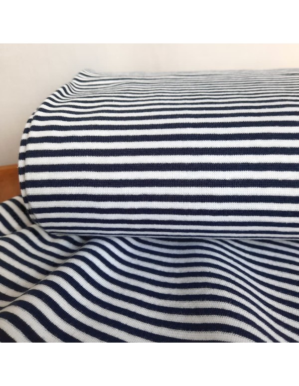 Cranberry, Bord cote de coton, Rayures marines