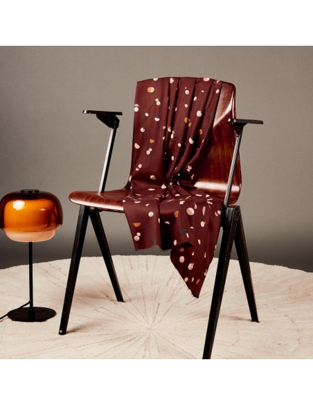 Cranberry, Twill de viscose Atelier Brunette, Fizzy Rust