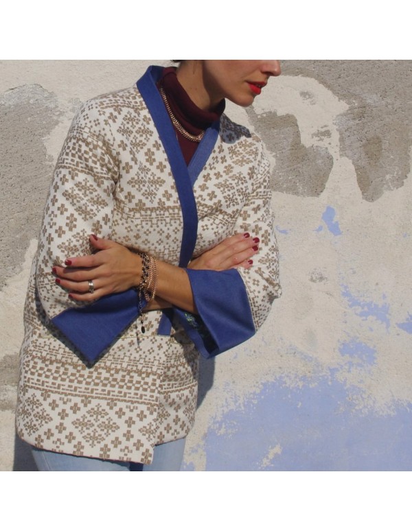 Cranberry, Patron Femme, Veste Sable (du 34 au 56), Maison Fauve