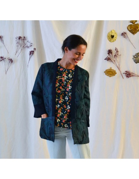 Cranberry, Patron Femme, Veste Sable (du 34 au 56), Maison Fauve