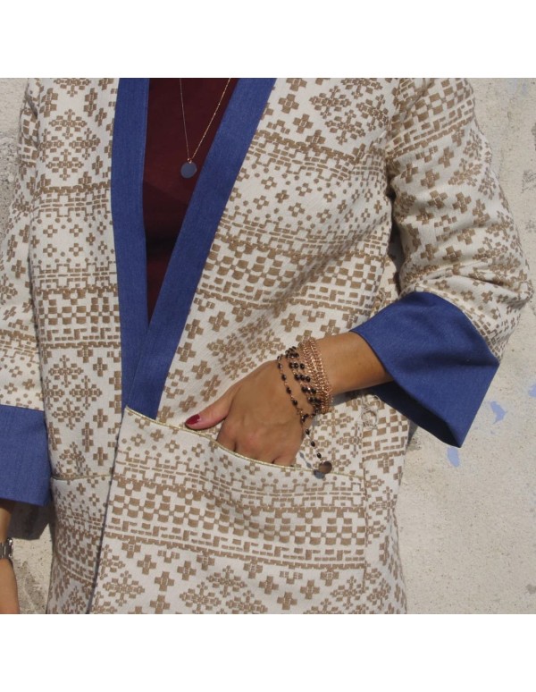 Cranberry, Patron Femme, Veste Sable (du 34 au 56), Maison Fauve