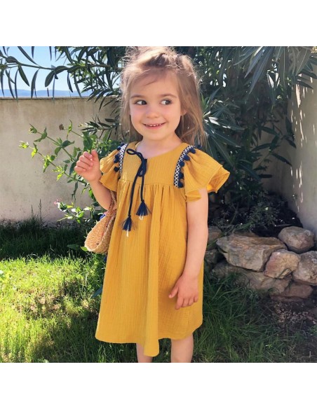 Cranberry, Patron Fille, Robe et blouse Mini-Dune (du 2 au 12 ans), Super Bison