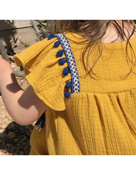 Cranberry, Patron Fille, Robe et blouse Mini-Dune (du 2 au 12 ans), Super Bison