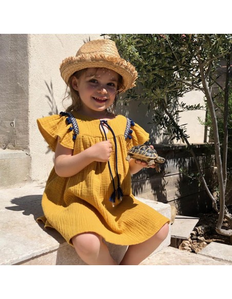 Cranberry, Patron Fille, Robe et blouse Mini-Dune (du 2 au 12 ans), Super Bison