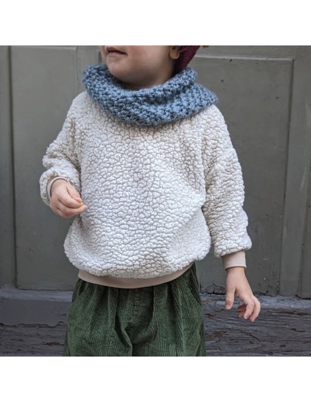 Cranberry, patron enfant mixte sweat et tshirt oversize chouette du 3 au 12 ans Marmai patterns