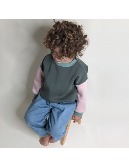 Cranberry, patron enfant mixte sweat et tshirt oversize chouette du 3 au 12 ans Marmai patterns