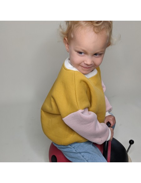 Cranberry, patron enfant mixte sweat et tshirt oversize chouette du 3 au 12 ans Marmai patterns