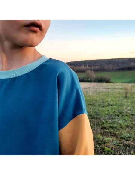 Cranberry, patron enfant mixte sweat et tshirt oversize chouette du 3 au 12 ans Marmai patterns