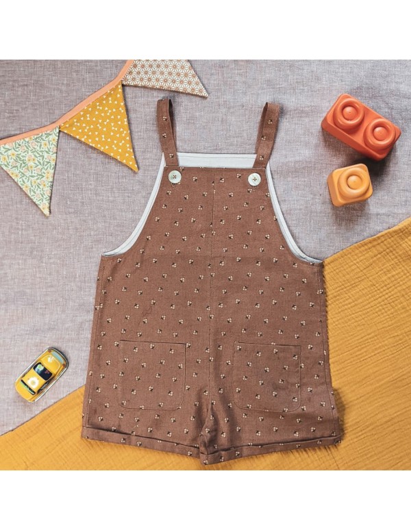Cranberry, patron enfant mixte salopette fauvette du 3 au 12 ans marmai patterns