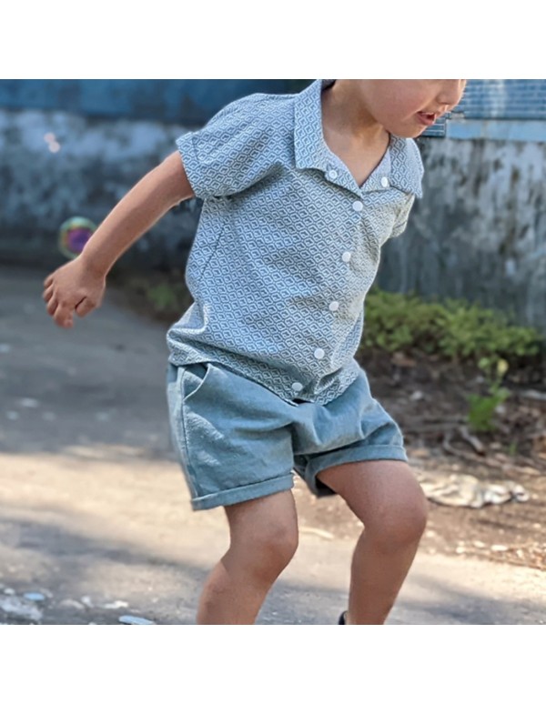 Cranberry, patron garcon enfant mixte chemisette gabian, Marmai patterns du 3 au 12 ans