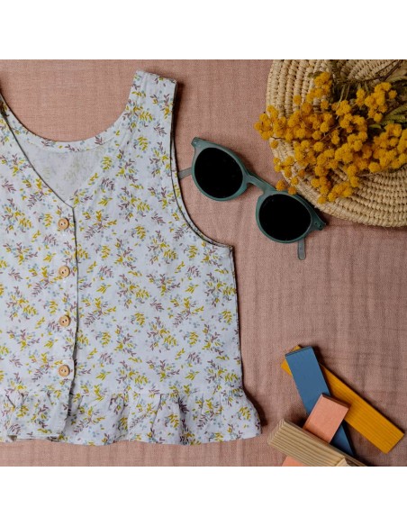 Cranberry, Patron enfant fille top reversible a volants mesange du 4 au 12 ans, Marmai patterns