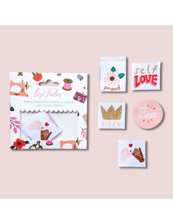 Cranberry, Etiquettes à coudre Lise Tailor, Self love