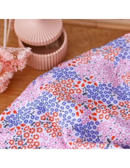 Toile de viscose Cranberry, Nénuphar, Lise Tailor