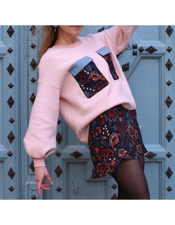 Toile de viscose Cranberry, Matriochka, Lise Tailor