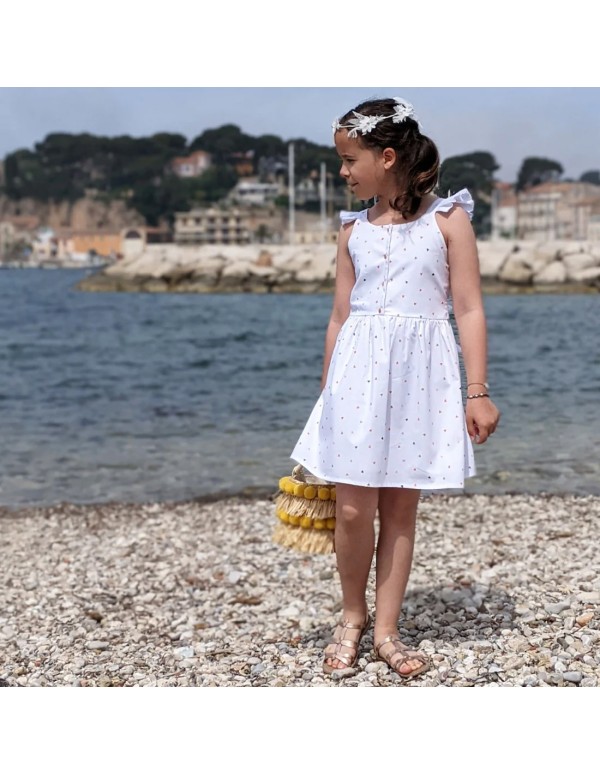 Cranberry, Patron Fille, Robe Mini-Calypso (du 2 au 12 ans), Super Bison