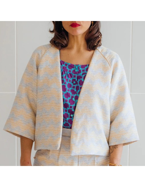 Cranberry, Patron pochette Femme, Veste Nage libre (du 34 au 52), Maison Fauve