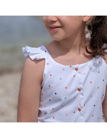 Cranberry, Patron Fille, Robe Mini-Calypso (du 2 au 12 ans), Super Bison