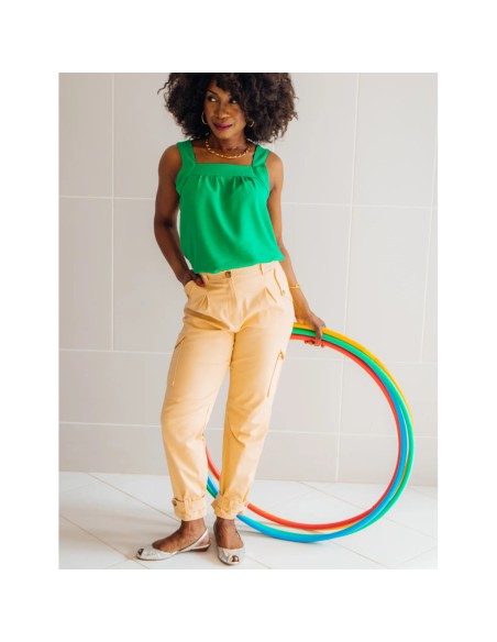 Cranberry, Patron Femme, Pantalon Tremplin (du 34 au 52), Maison Fauve