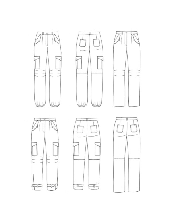 Cranberry, Patron Femme, Pantalon Tremplin (du 34 au 52), Maison Fauve