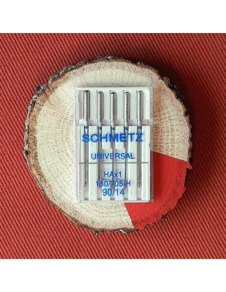 Aiguilles machine à coudre Schmetz Universelles 90 Cranberry