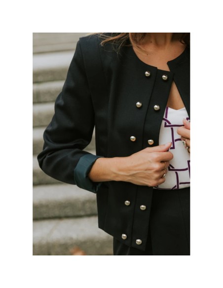 Cranberry, Patron pochette Femme, Veste Métropolis (du 34 au 52), Maison Fauve