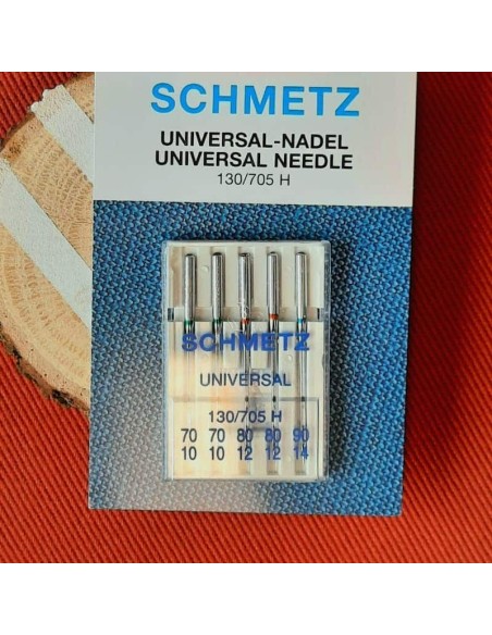 Aiguilles machine à coudre Schmetz Universelles assortiment Cranberry