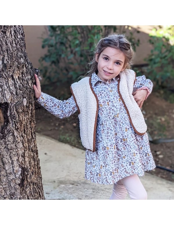 Cranberry, Patron Fille, Veste et Gilet Mini-Crush (du 2 au 12 ans), Super Bison