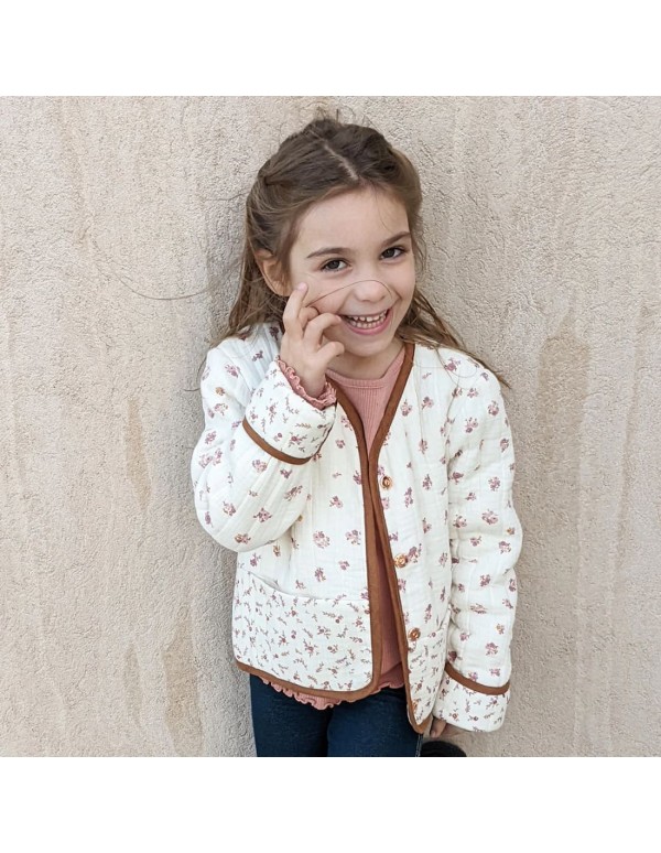 Cranberry, Patron Fille, Veste et Gilet Mini-Crush (du 2 au 12 ans), Super Bison