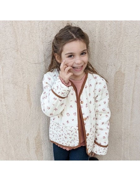 Cranberry, Patron Fille, Veste et Gilet Mini-Crush (du 2 au 12 ans), Super Bison