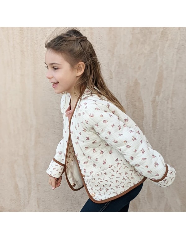 Cranberry, Patron Fille, Veste et Gilet Mini-Crush (du 2 au 12 ans), Super Bison