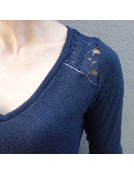 Cranberry, Patron Femme, T-shirt Camélia (du 32 au 52), Super Bison