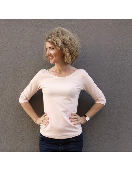 Cranberry, Patron Femme, T-shirt Camélia (du 32 au 52), Super Bison