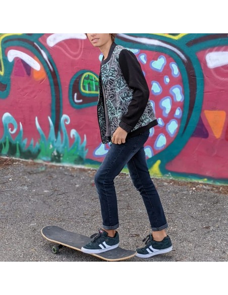 Cranberry, Patron Ado Mixte, Bomber Sésame (du 10 au 16 ans) Super Bison