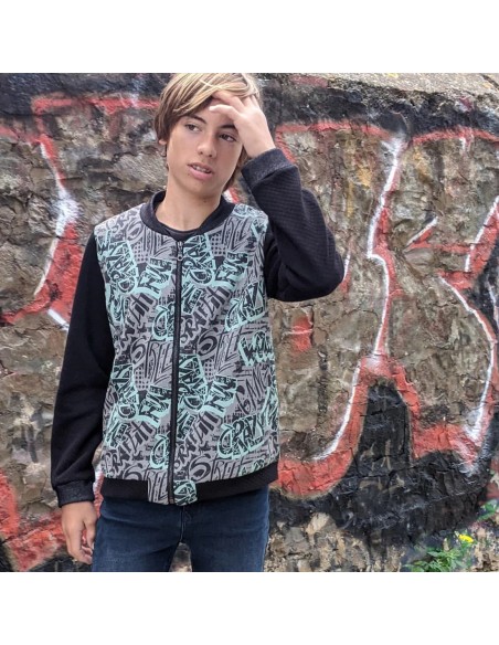 Cranberry, Patron Ado Mixte, Bomber Sésame (du 10 au 16 ans) Super Bison