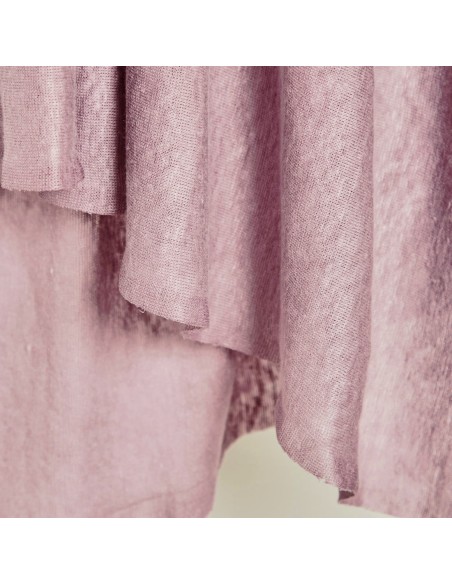Cranberry, Jersey de lin lilas, Fine linen knit lilac, Mind the Maker
