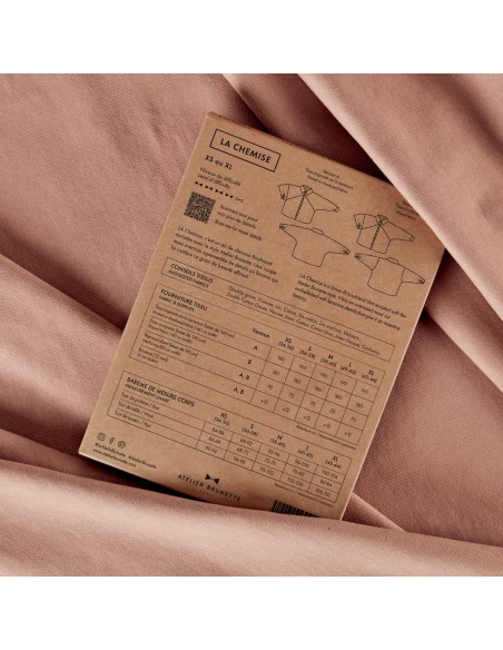 Cranberry, patron femme la chemise du 34 au 44 atelier brunette