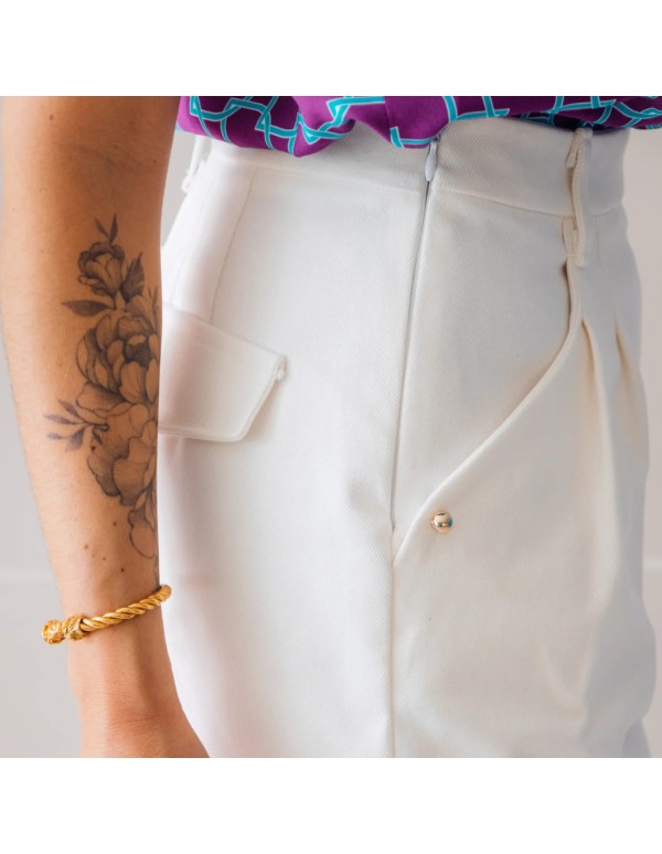 Cranberry, Patron Femme, Short Grand bain (du 34 au 52), Maison Fauve