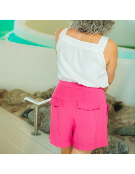 Cranberry, Patron Femme, Short Grand bain (du 34 au 52), Maison Fauve