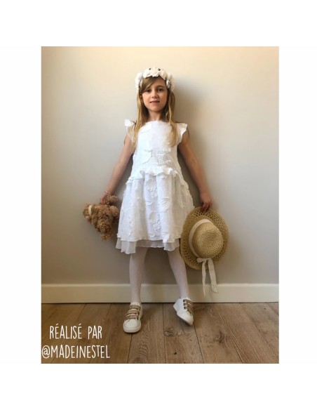 Cranberry, Patron Fille, Robe Mini-Délice (du 2 au 12 ans), Super Bison