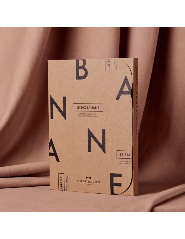 Cranberry, Patron pochette, LE Sac Banane, Atelier Brunette