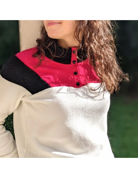 Cranberry, Patron Femme, Pull et Robe Croquant (du 32 au 52), Super Bison