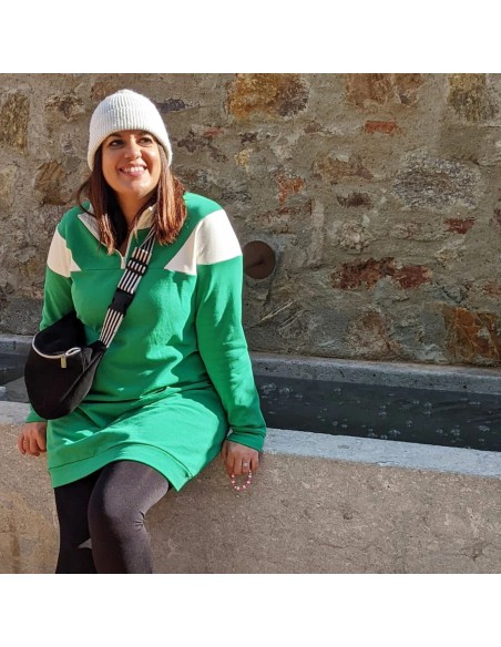 Cranberry, Patron Femme, Pull et Robe Croquant (du 32 au 52), Super Bison