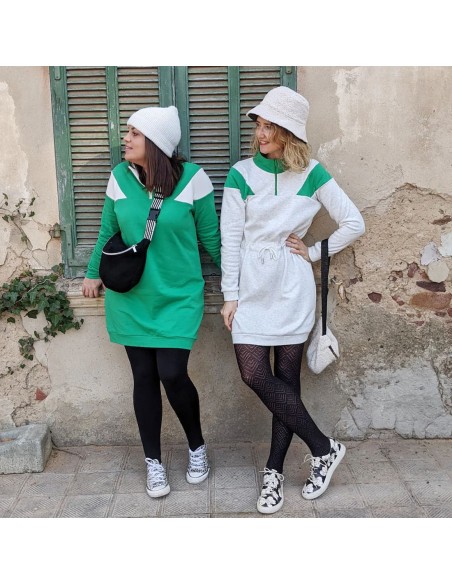 Cranberry, Patron Femme, Pull et Robe Croquant (du 32 au 52), Super Bison