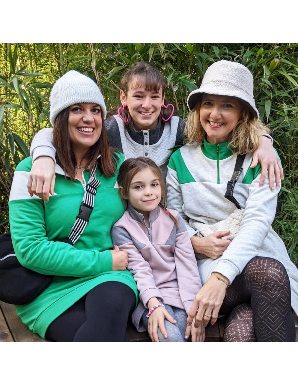 Cranberry, Patron Femme, Pull et Robe Croquant (du 32 au 52), Super Bison