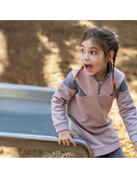 Cranberry, Patron Enfant Mixte, Pull et Robe Mini Croquant (du 2 au 12 ans), Super Bison